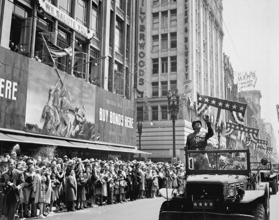 Parade through Los Angeles