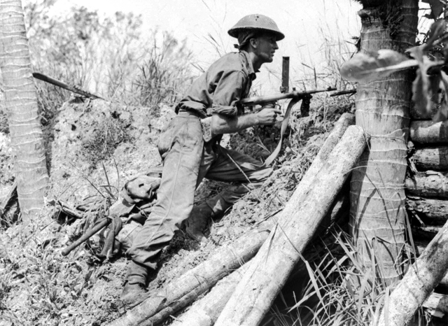 An Australian at Labuan Airstrip