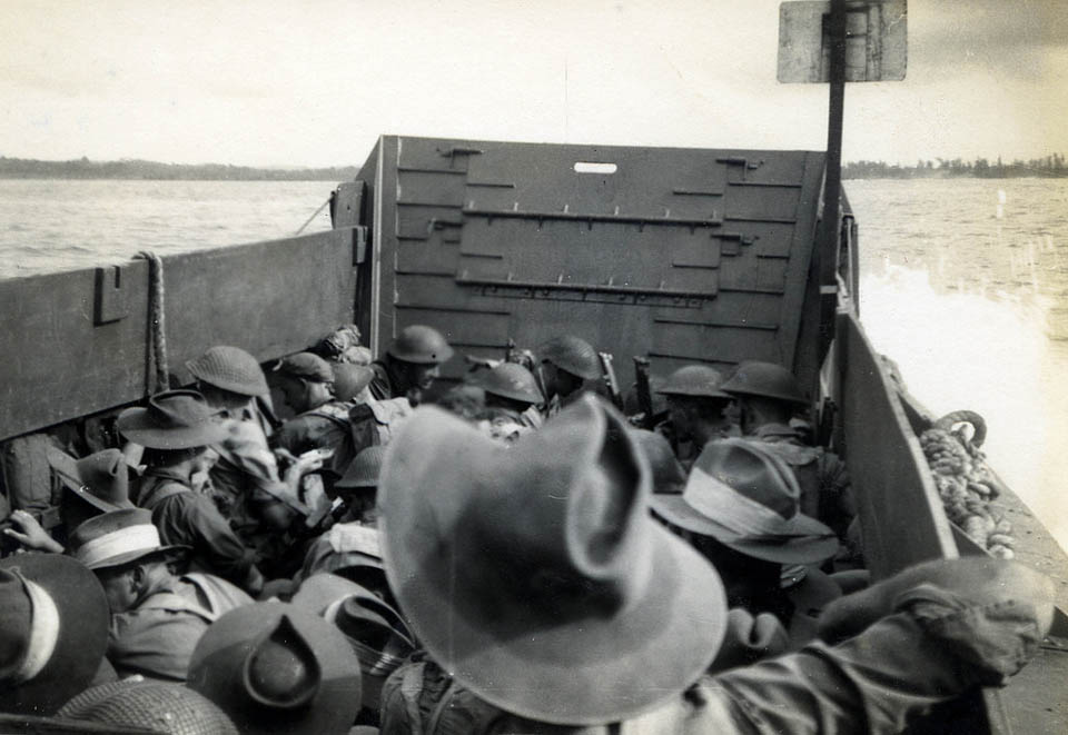 Australians Landing at Brunei Bay