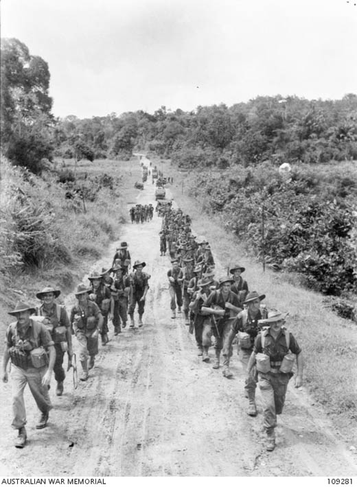 Australian Soldiers Moving from Brooketon to Brunei