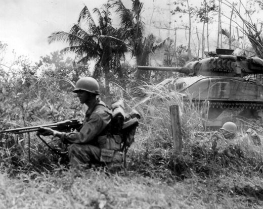 Sherman Tank in the Philippines