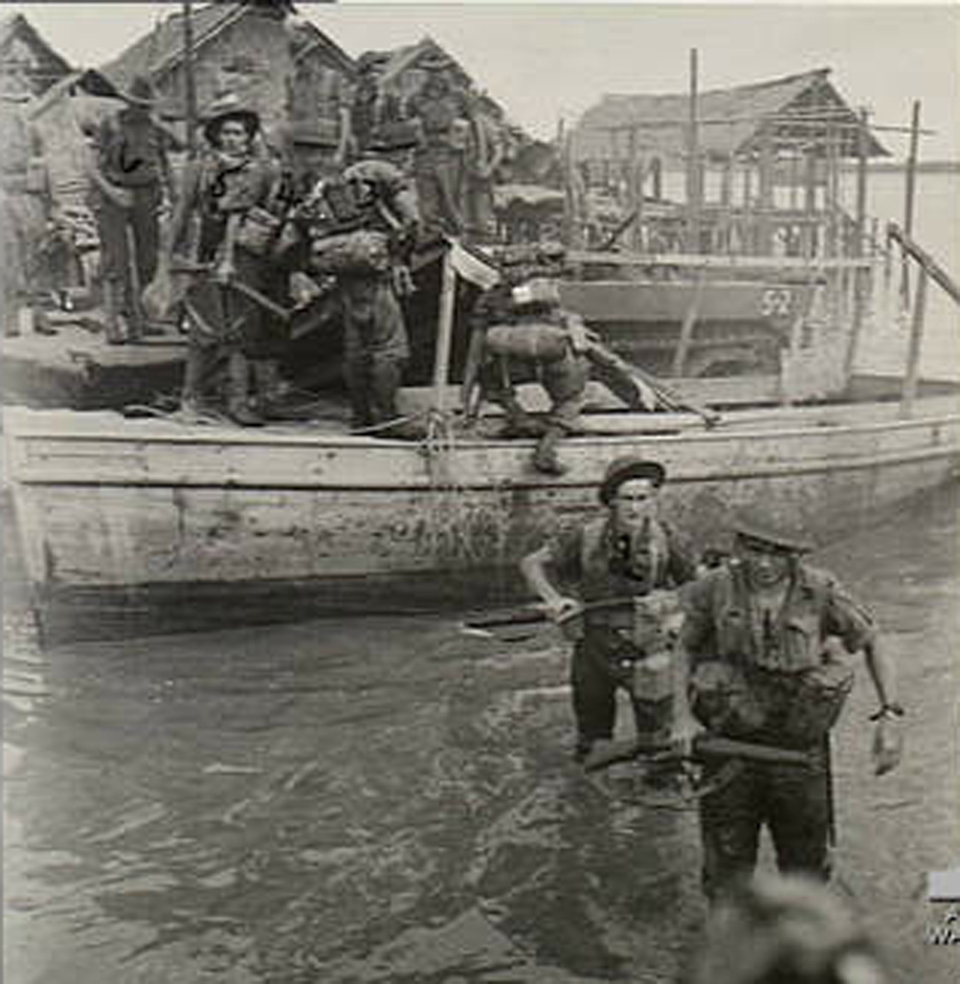 Wading On Shore during Weston Operation