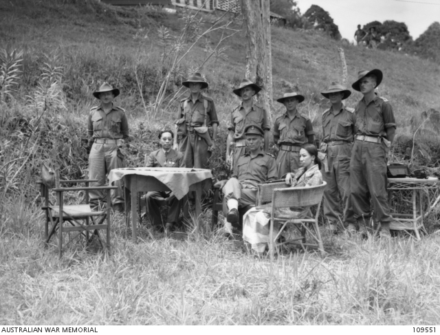 Australian Commander Entertaining the Sultan