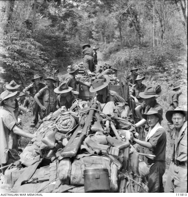 Supplies Being Transported by Jeep