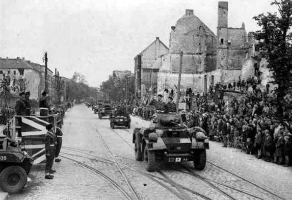 British Troops Enter Berlin