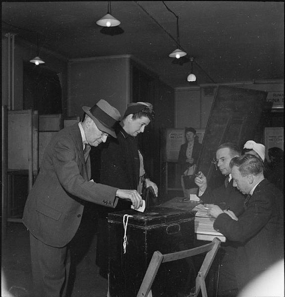 National Polling Day in London