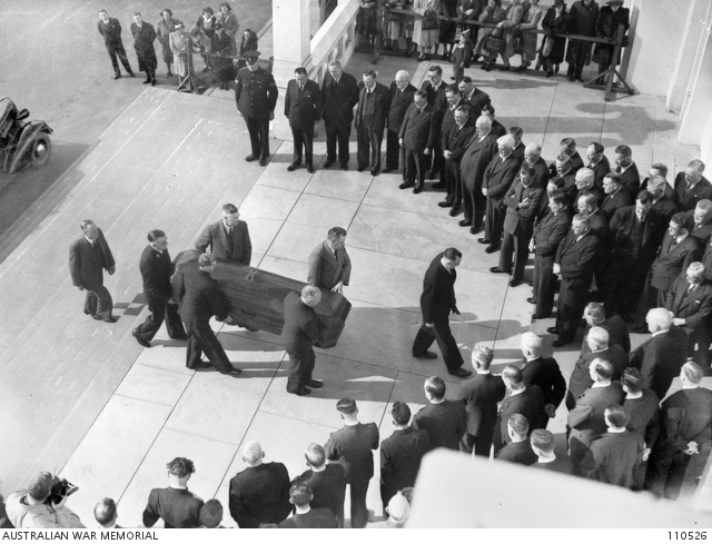 Memorial Service for Prime Minister Curtin