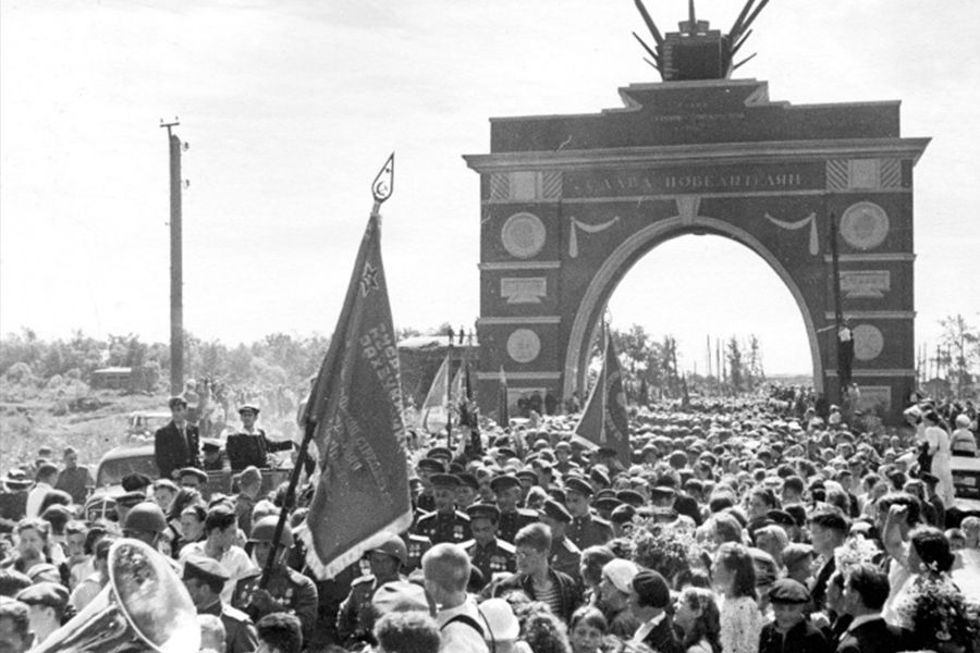 Victory Parade in Leningrad