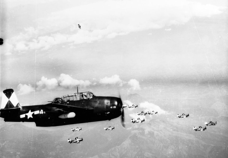 TBM-3E Avenger on a Raid over Japan