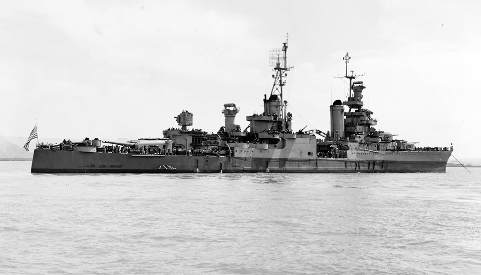 USS <i>Indianapolis</i> off Mare Island