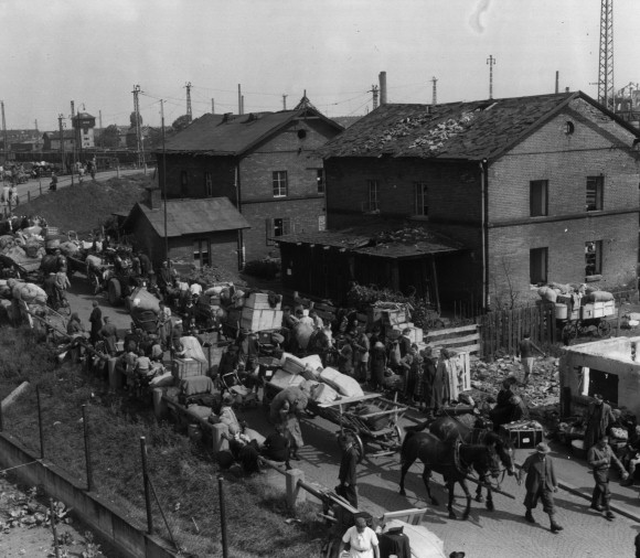 German Refugees Moving West