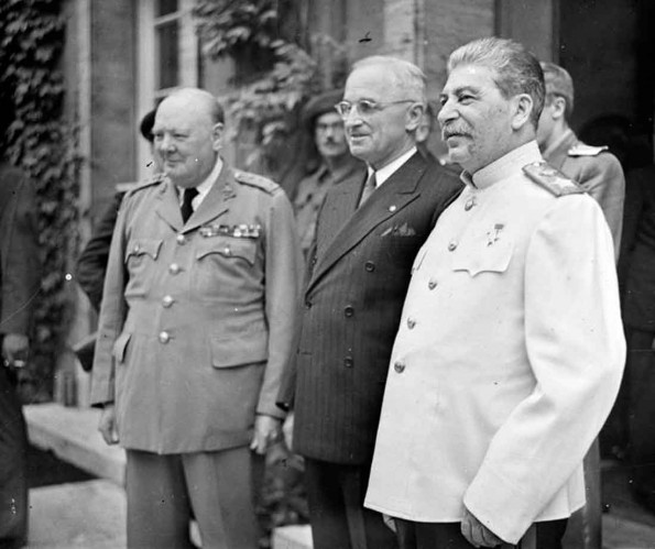 At the Potsdam Conference