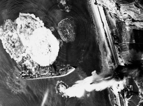 Japanese Tanker Under Attack