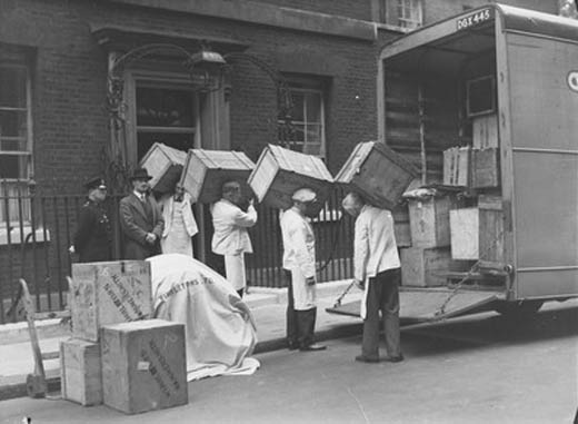 Moving Churchills' Possessions