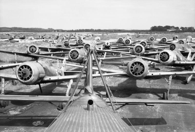 Fw 190 Fighters Awaiting Disposal