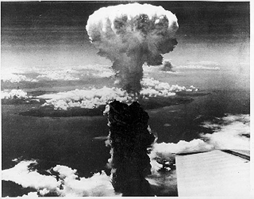 First Atom Bomb Explodes Leveling 60% of the City