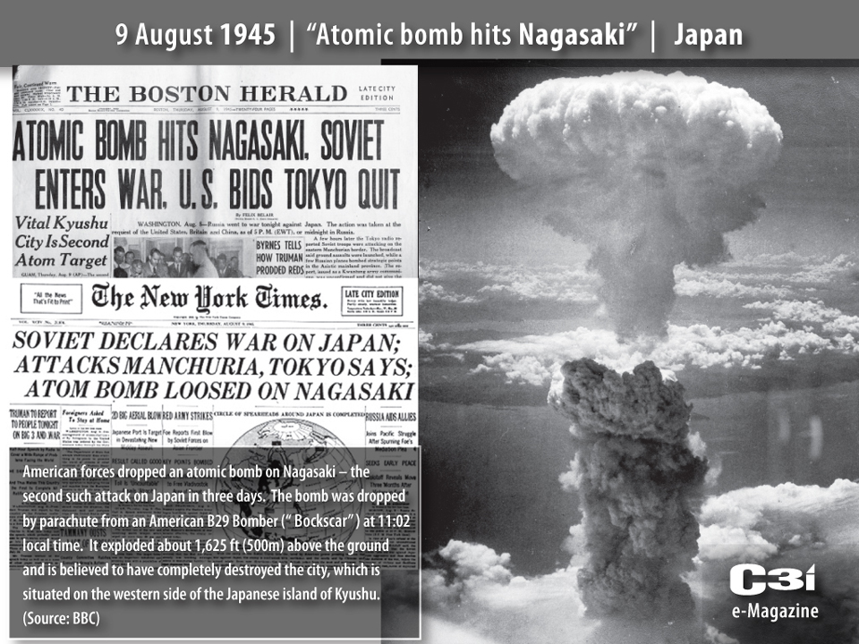 Atomic Bomb Hits Nagasaki