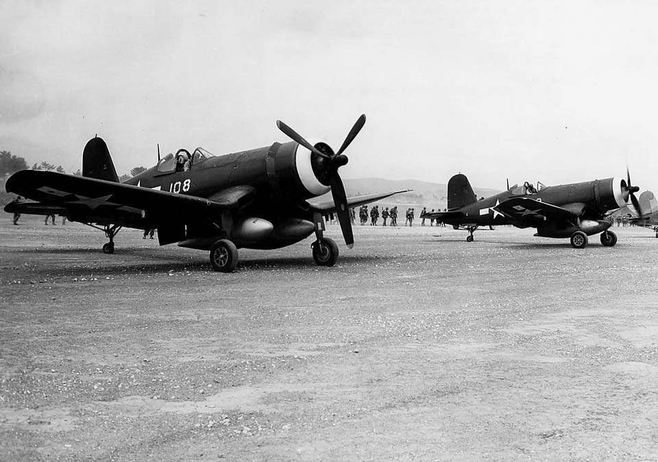 F4U Corsairs on Okinawa