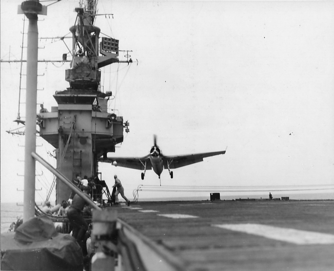 A TBM Crash Lands on a Carrier