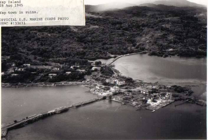 Yap town in ruins