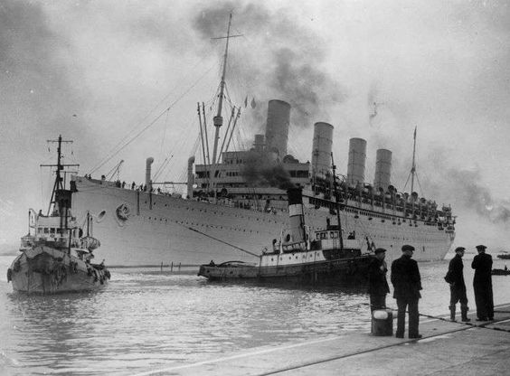 unard Line's <i>Aquitania</i>