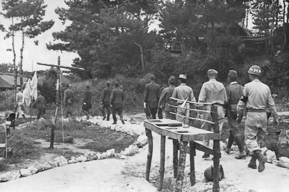 surrender ceremony on Okinawa