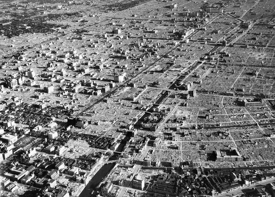 Bombing Damage in Tokyo