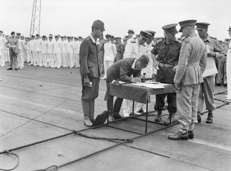 Japanese Surrender of the Islands