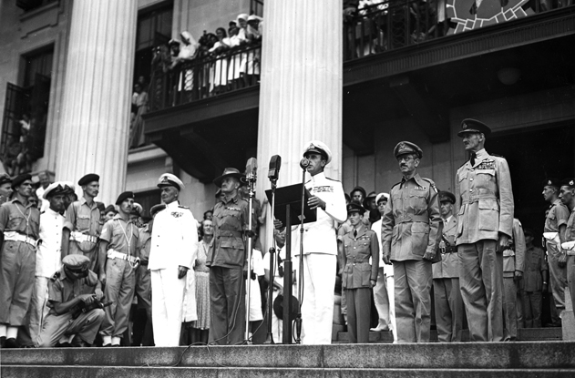 Reading about the Surrender at Singapore