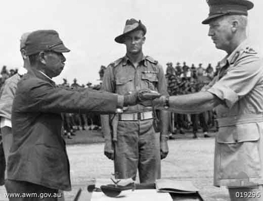 Japanese Surrender at New Guinea